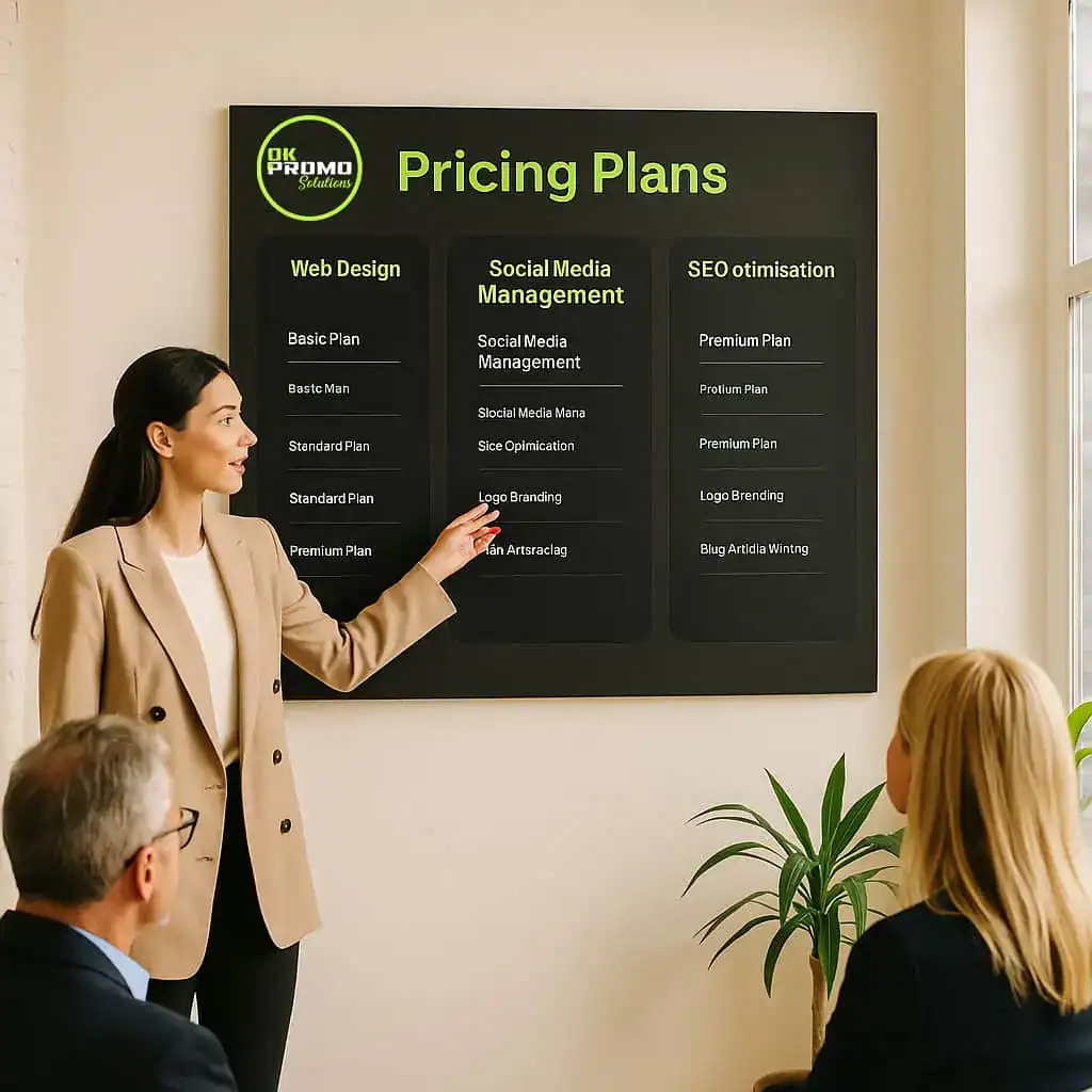 OK Promo pricing plans presentation